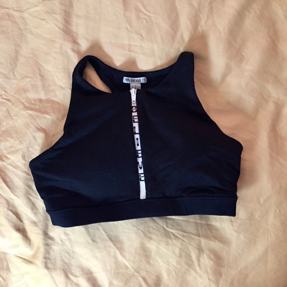 FREE Forever 21 zip front padded sports bra
